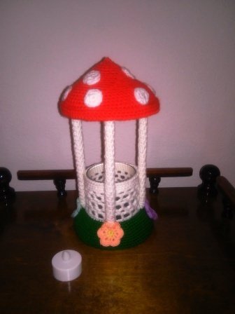 Teelicht "Fliegenpilz"