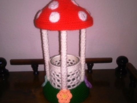 Teelicht "Fliegenpilz"