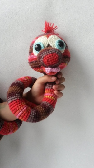 Häkelanleitung Schlange Emilia (M)