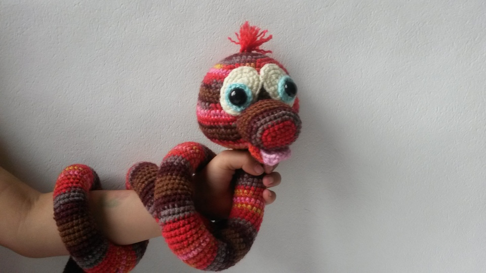 Häkelanleitung Schlange Emilia (M)