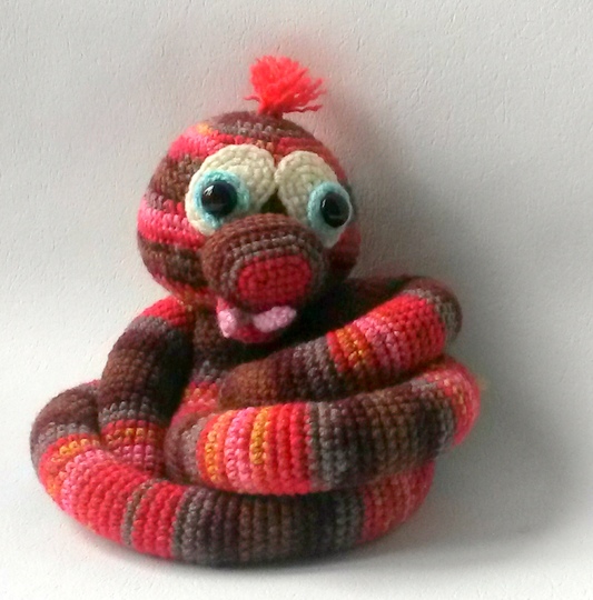 Häkelanleitung Schlange Emilia (M)