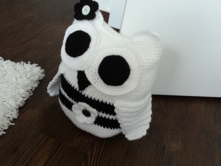 16 Häkelanleitung Eule Türstopper Deko Eule PDF