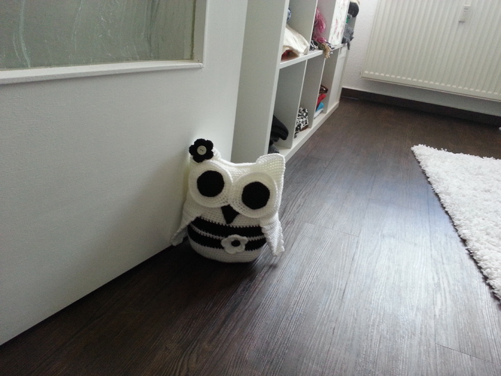 16 Häkelanleitung Eule Türstopper Deko Eule PDF