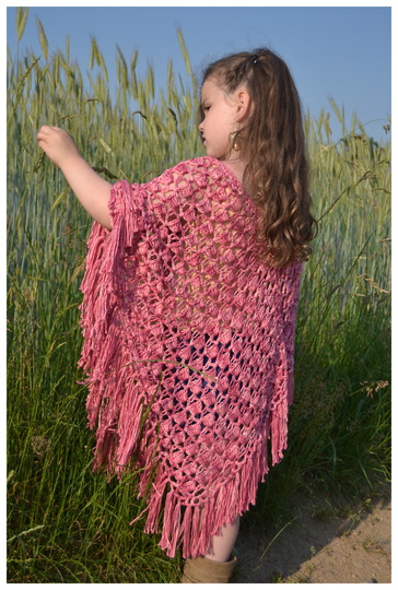 - ROSALIE - Poncho für Anfänger geeignet, für alle Größen und Material anzupassen