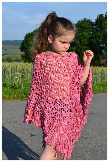 - ROSALIE - Poncho für Anfänger geeignet, für alle Größen und Material anzupassen