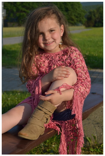 - ROSALIE - Poncho für Anfänger geeignet, für alle Größen und Material anzupassen