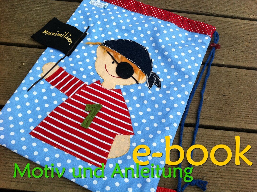 Nähanleitung und Schnittmuster Turnbeutel für Kinder - Bild 6