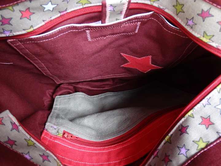 Nähanleitung und Schnittmuster Tasche "Lilly"