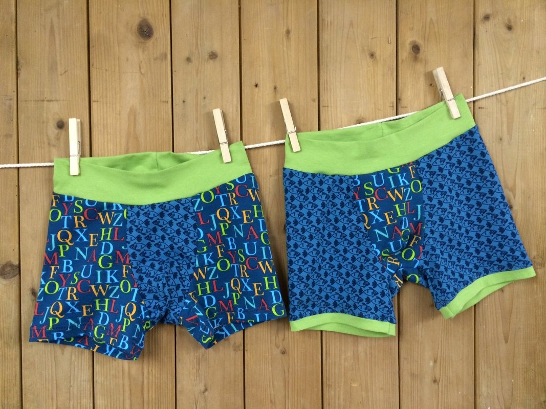 Nähanleitung und Schnittmuster, Boxershorts oder Badehose (Gr. 122/128 - 156/164) - Bild 6