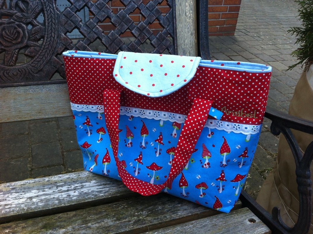 Nähanleitung und Schnittmuster: Tasche mit Henkel, Shopper - Bild 9