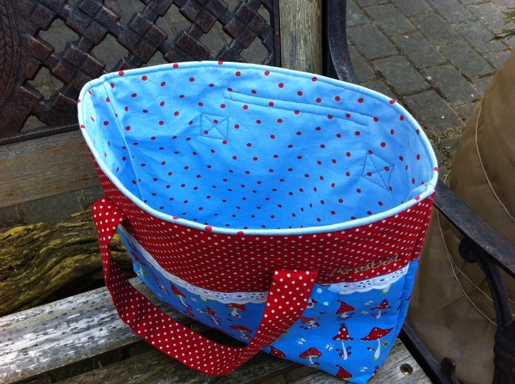 Nähanleitung und Schnittmuster: Tasche mit Henkel, Shopper