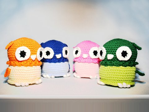 Owl - Shelf Sitter - Crochet Pattern