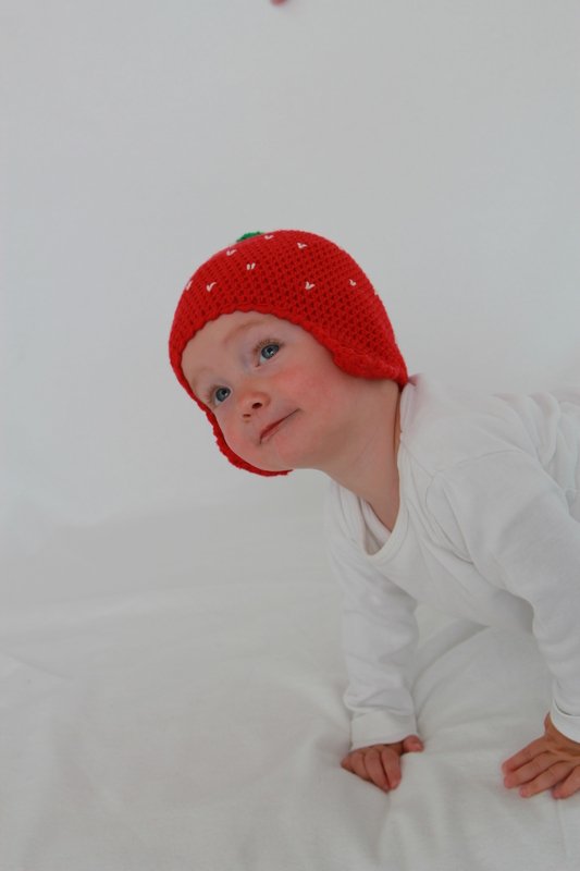 Anleitung Erdbeermütze Emely, 0-2 Jahre, Anfängerfreundlich - Bild 2