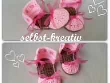 Sommer Babyschuhe E-Book PDF-Datei -Häkelanleitung