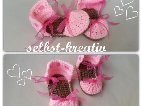 Sommer Babyschuhe E-Book PDF-Datei -Häkelanleitung