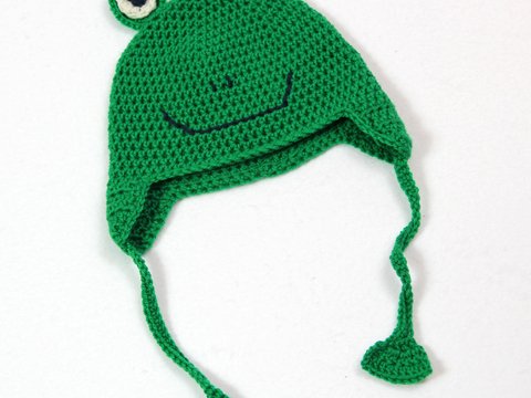 Anleitung Froschmütze CERMET, 3 Größen, 0-2 Jahre, Anfängerfreundlich