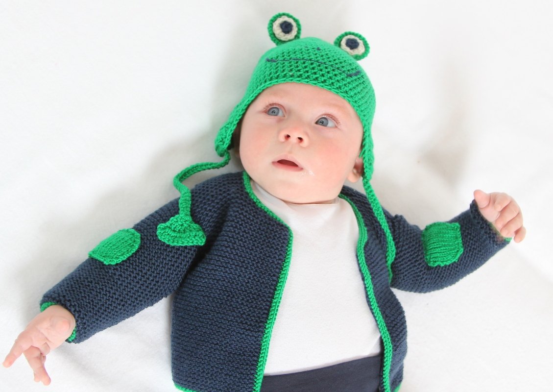 Anleitung Froschmütze CERMET, 3 Größen, 0-2 Jahre, Anfängerfreundlich - Bild 3