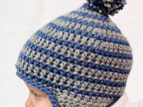 Häkelanleitung Babymütze Leonie & Lukas, 3 Größen, 0-2 Jahre, Anfänger