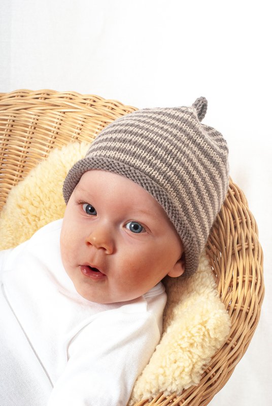 Anleitung Ringelmütze Ben & Bella, 3 Größen, 0-3 Jahre, Anfängerfreundlich - Bild 4