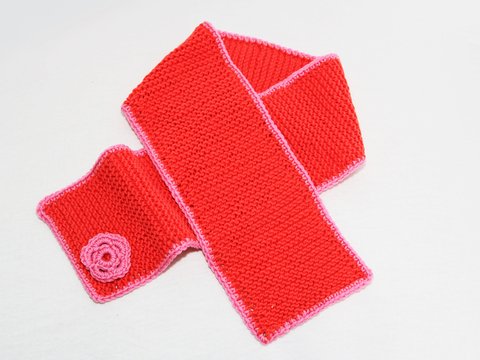 Anleitung Mädchenschal Mona, 0-3 Jahre, onesize, für Anfängerfreundlich