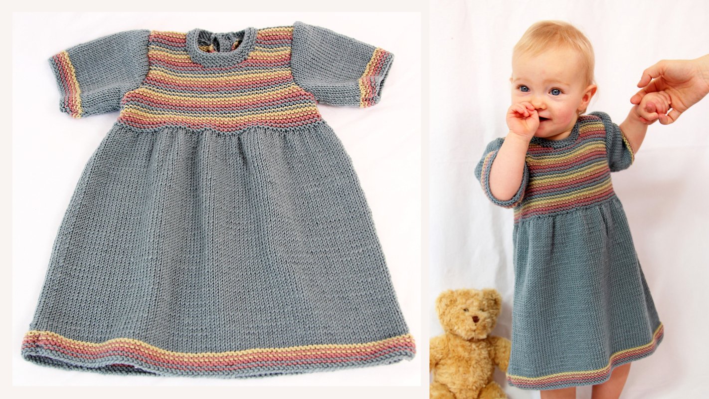 Anleitung Babykleid Lotti, GR.62-92, für Fortgeschrittene