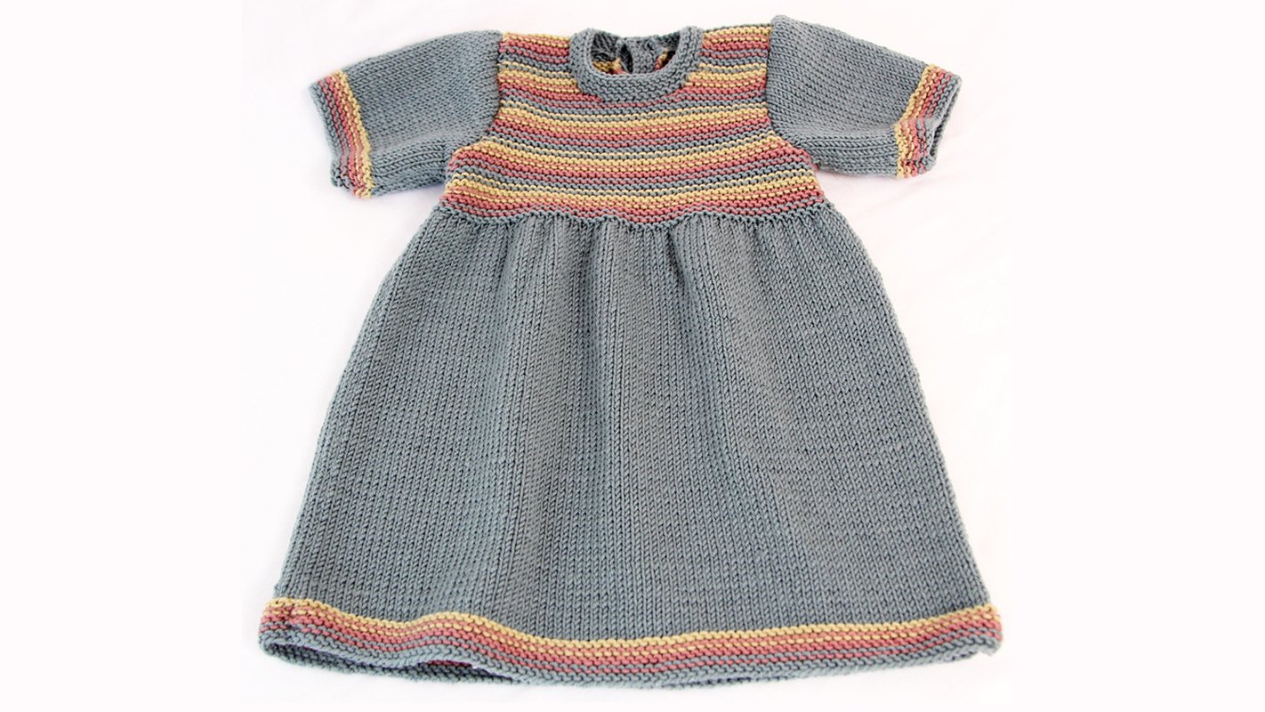 Anleitung Babykleid Lotti, GR.62-92, für Fortgeschrittene