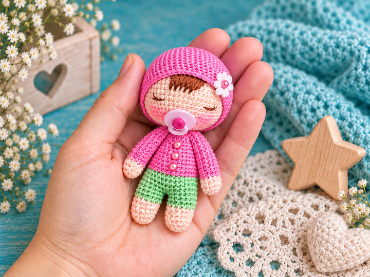 SchlummerBaby – kostenlose Amigurumi Häkelanleitung PDF