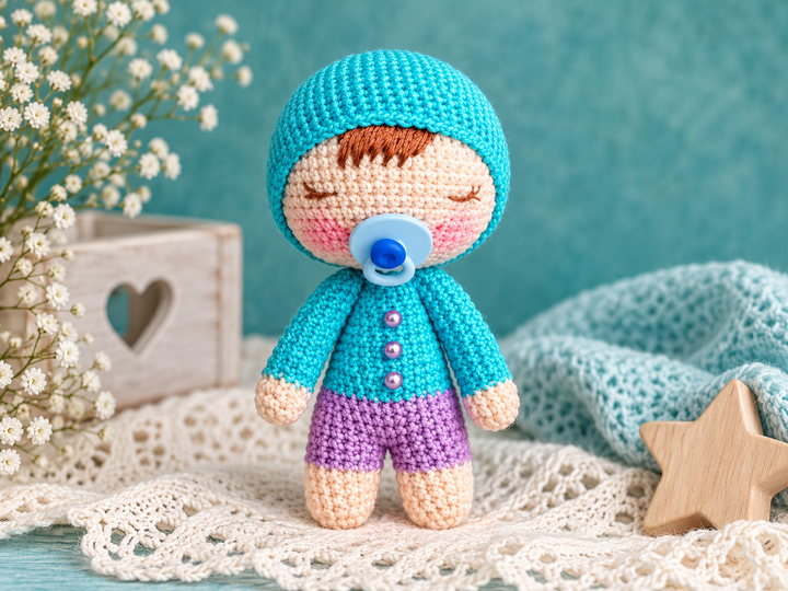 SchlummerBaby – kostenlose Amigurumi Häkelanleitung PDF