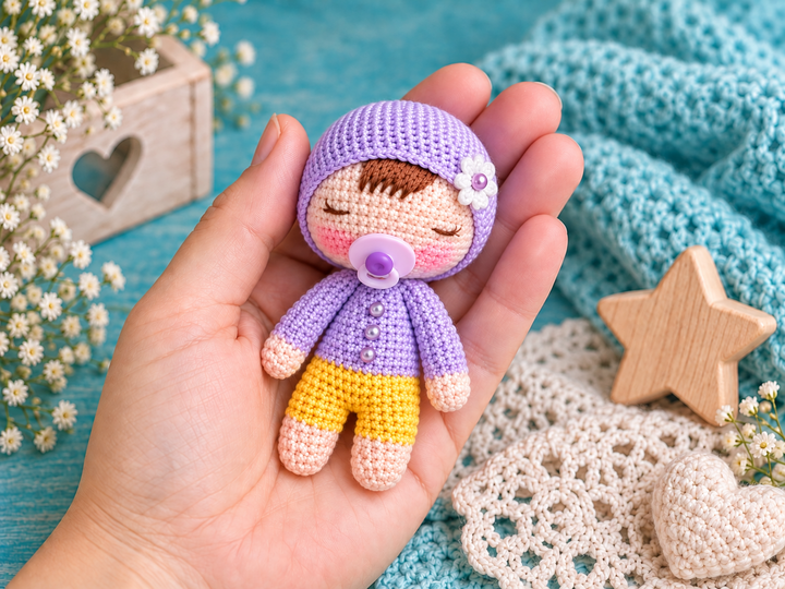 SchlummerBaby – kostenlose Amigurumi Häkelanleitung PDF