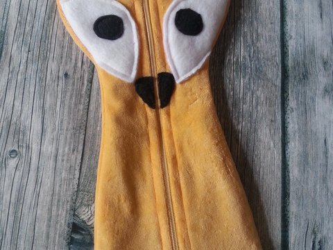 **Nähanleitung** Fuchs Schlampermäppchen oder Kosmetiktasche