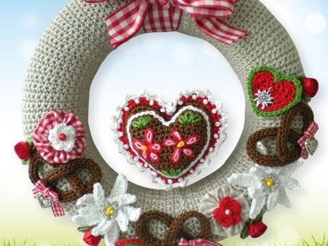 Türkranz im Landhausstil