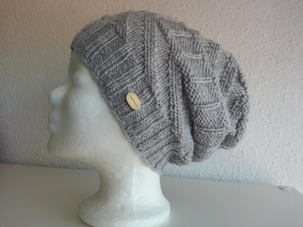 Strickanleitung Longbeanie Beanie Mütze Mustermix PDF