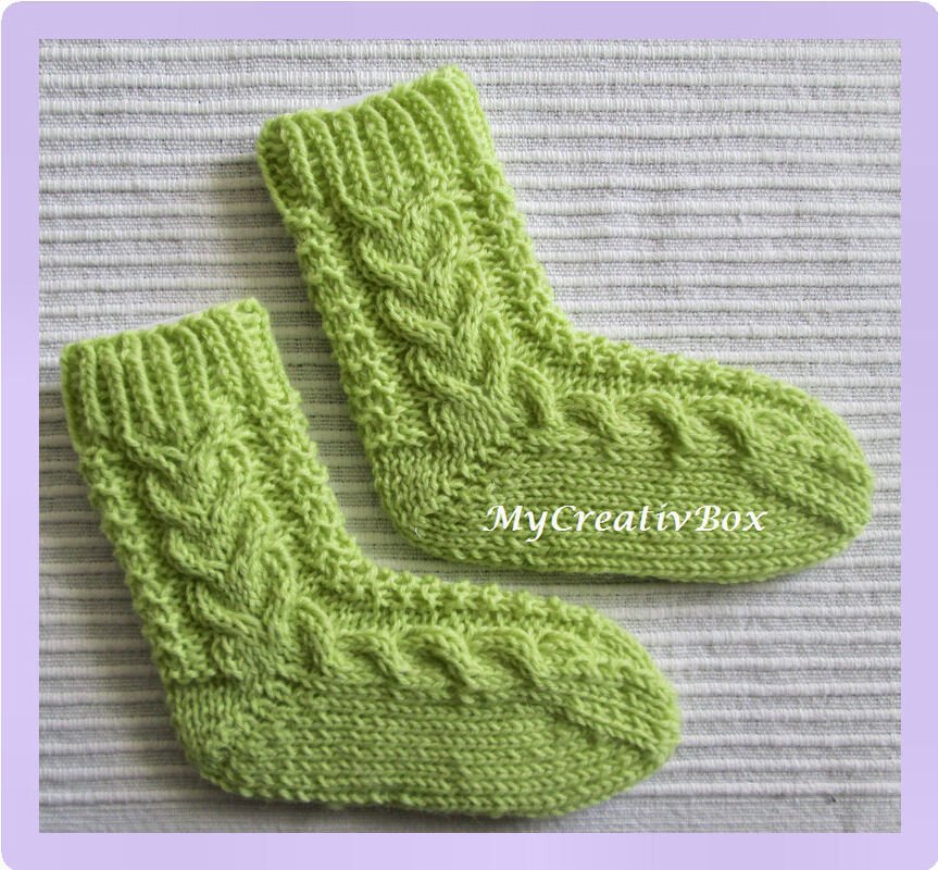 Babysockenmuster "Sternenlicht" - Pdf - Gr.: 15-23