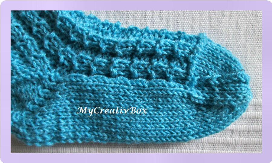 Babysockenmuster "Eiszeit" - Pdf - Gr.: 15-23