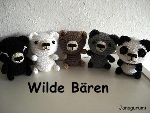 Wilde Bären Häkelanleitung