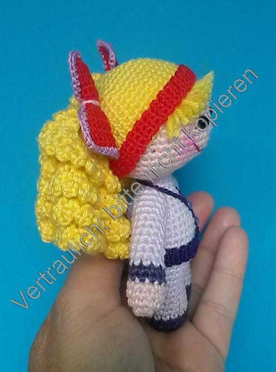 Amigurumi Puppe " Lara " 12 Cm Groß - Bild 2
