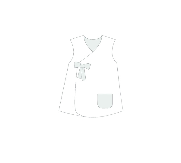 Girls Wrap Dress MARIE – Tunic Jacket PDF Pattern 2y/3y-8y/9y