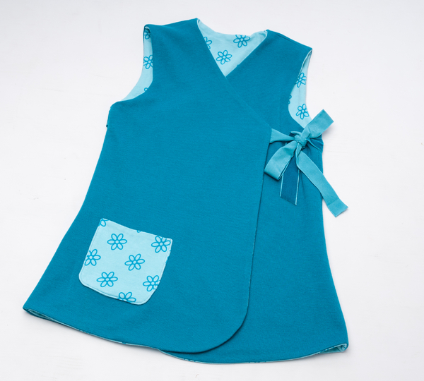 Schnittmuster Wickelkleid-Set MARIE Anleitung Datei 92/98–128/134