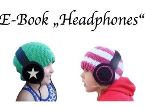 Häkelanleitung "Headhphones" Ku 36-59 Beanie oder Mütze