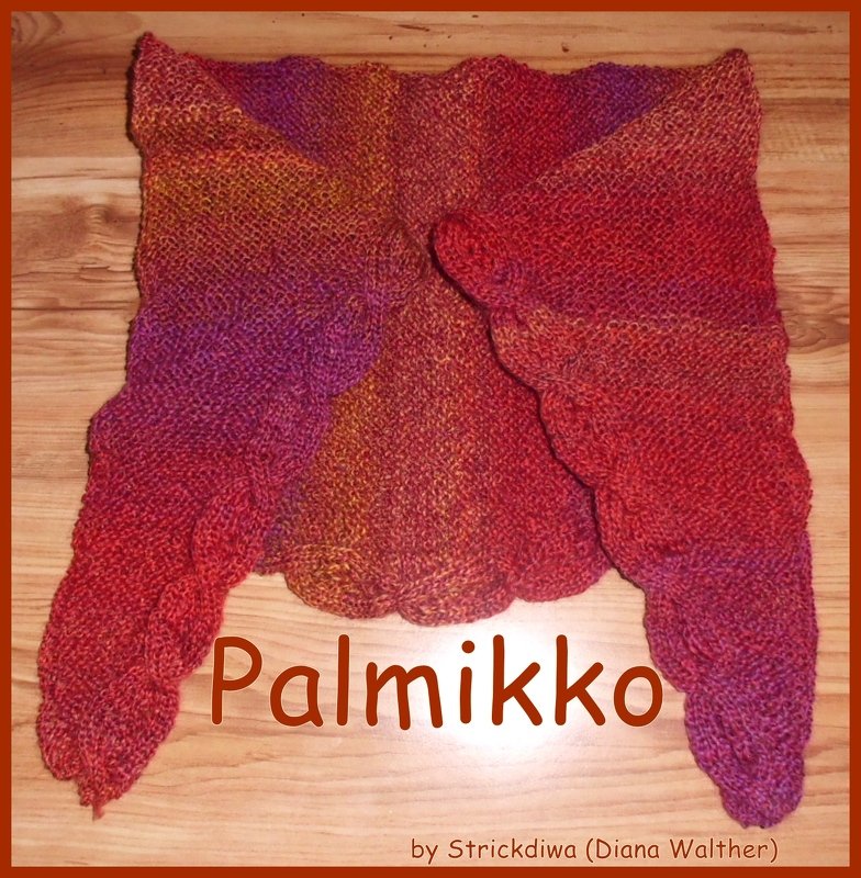 Strickanleitung Tuch "Palmikko"