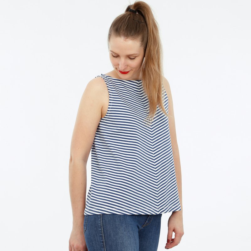 FrauLIZZY - luftiges Damentop aus einem Schnittteil - Bild 8