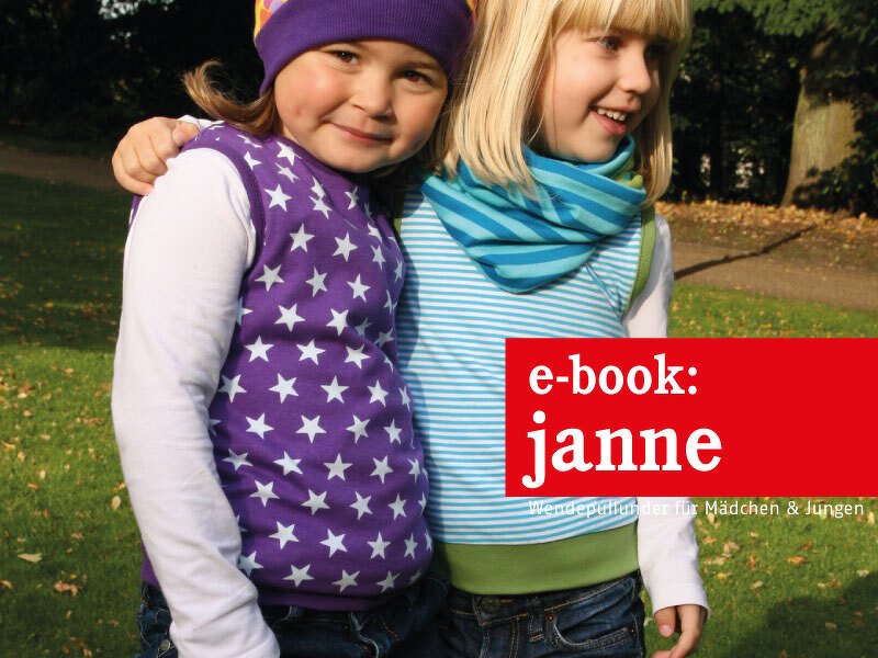 Janne - Wendepullunder aus Jersey für Kinder 74 - 152