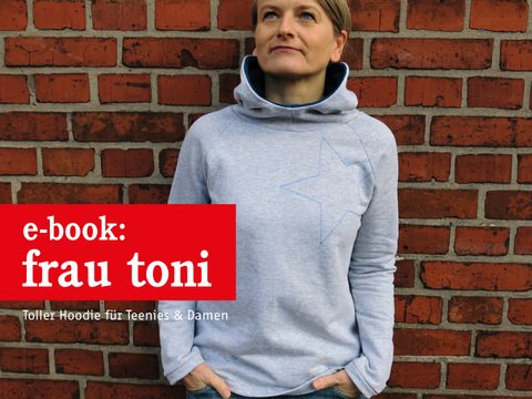 FrauToni - Hoodie für Teenies und Damen XS-XL