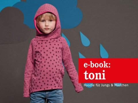 Toni - Hoodie für Mädchen und Jungs 86 - 152