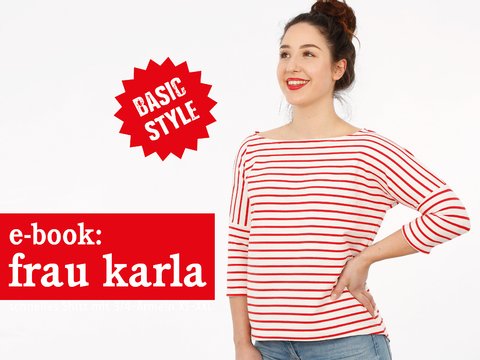 FrauKarla - schnelles Damenshirt mit 3/4-Arm XS-L