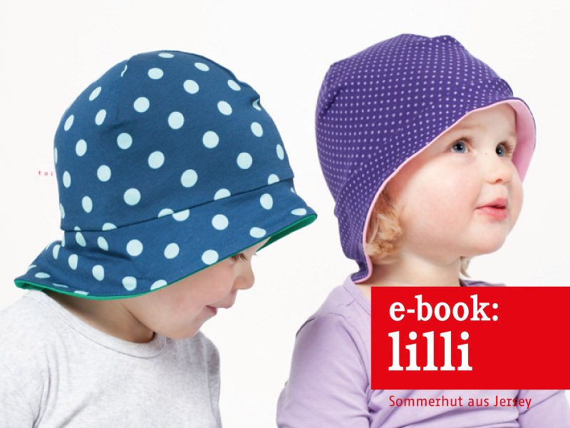 Lilli - Toller Sommerhut aus Jersey für Groß & Klein - 5 Größen