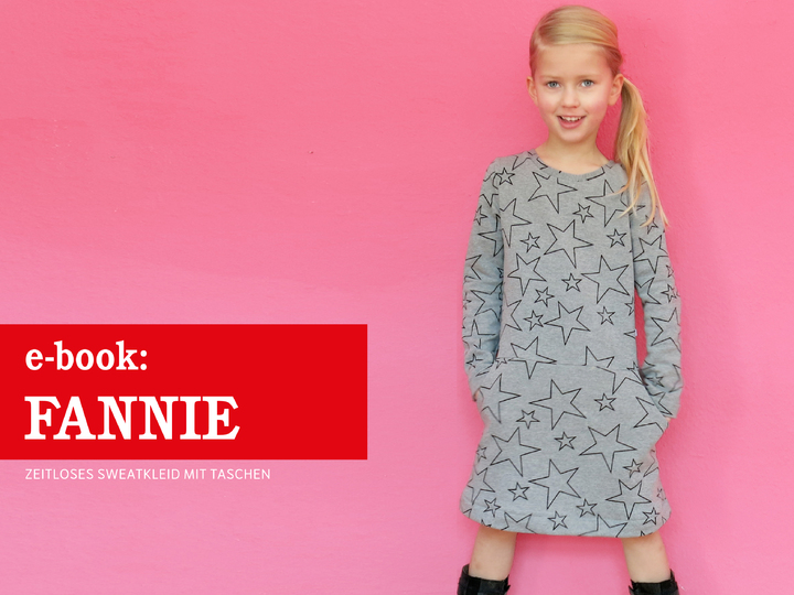 Fannie - Sweatkleid für Mädchen 86-152