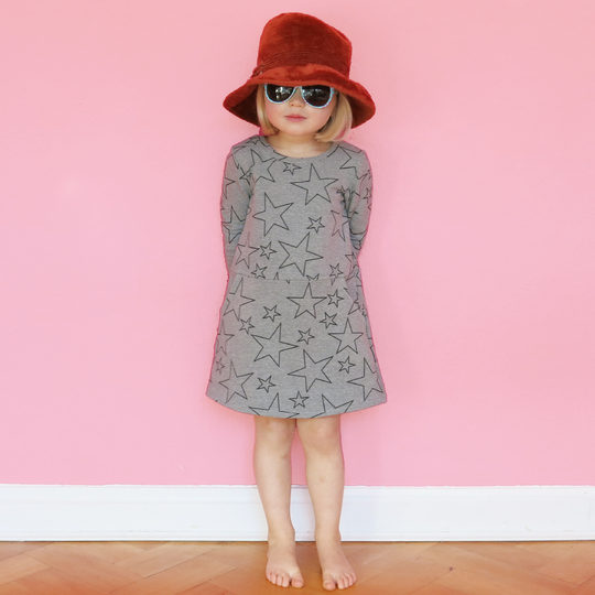 Fannie - Sweatkleid für Mädchen 86-152