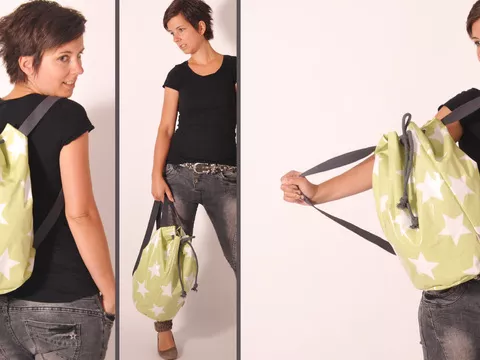 Kostenlose Nähanleitung / Schnittmuster / Freebook - MATCH.beutel