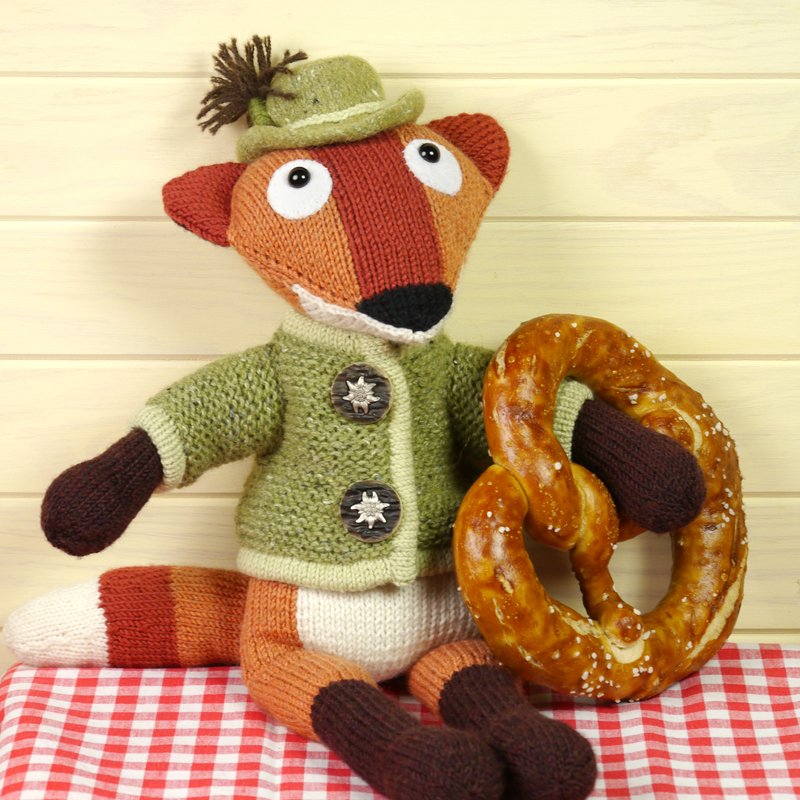 Xaver the Bavarian Fox, knitting pattern - Image 2